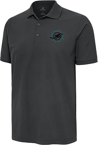 Antigua Men's Dolphins Night Vision Legacy Pique Polo Shirt