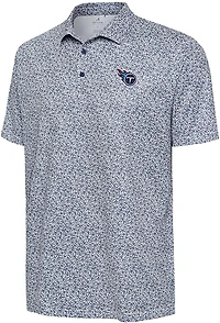 Antigua Men's Titans Field Ditsy Polo Shirt