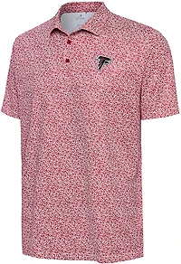 Antigua Men's Falcons Field Ditsy Polo Shirt