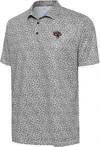 Antigua Men's Jaguars Field Ditsy Polo Shirt
