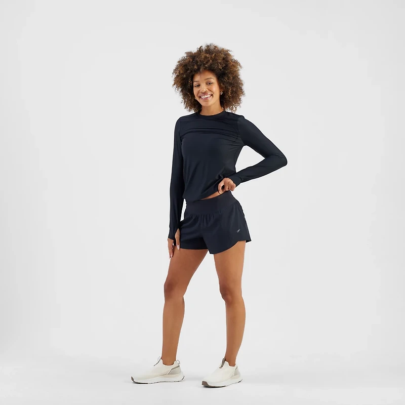 Freely Women's Run Escalate Knit Waist Shorts 3.5