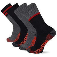 Wolverine Men's Wilderness Thermal Boot Socks 4-Pack