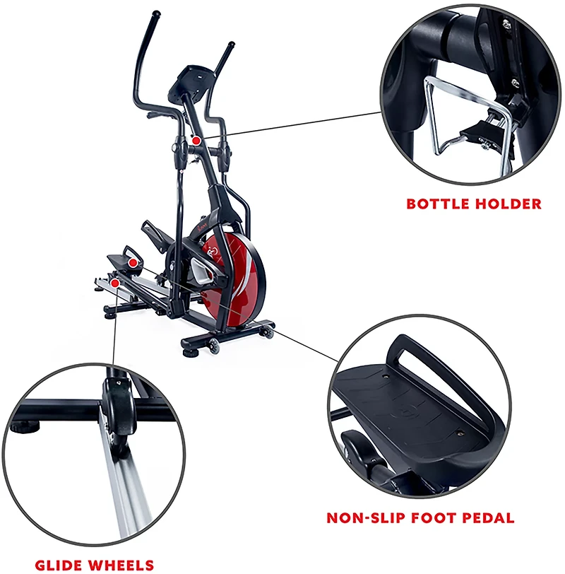 Sunny Health & Fitness Magnetic Elliptical Trainer