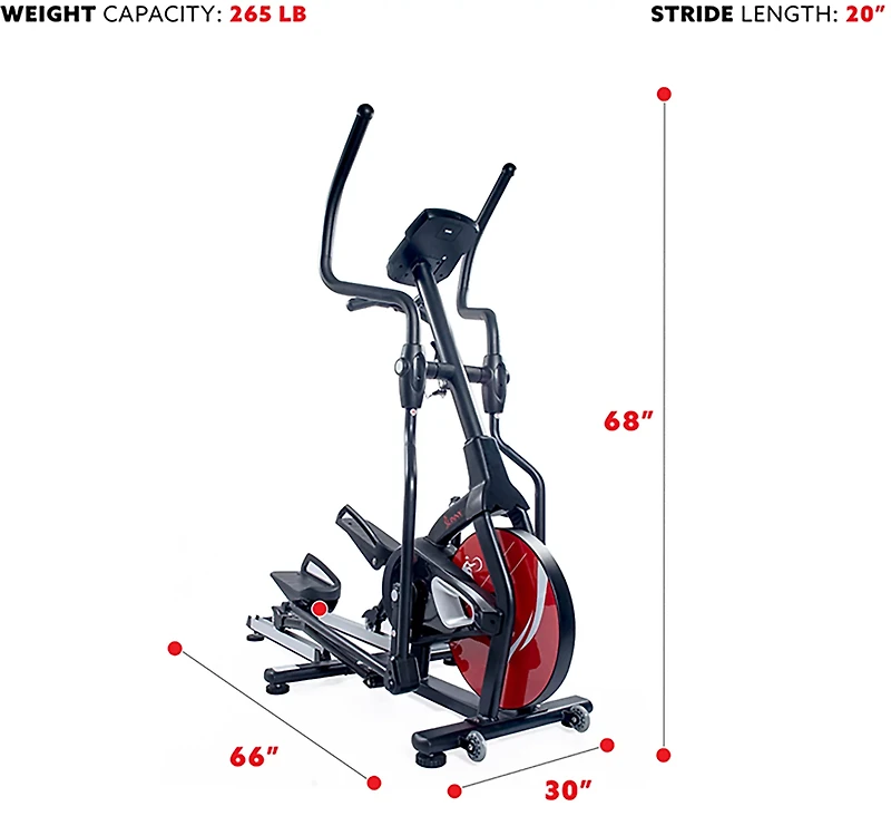 Sunny Health & Fitness Magnetic Elliptical Trainer