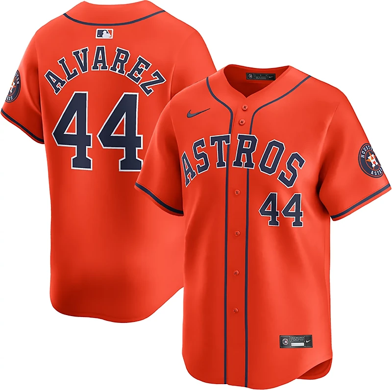 Nike Men's Houston Astros Yordan Alvarez Limited Name and Number Alternate Jersey