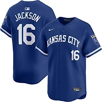 Nike Men's Kansas City Jackson Royals Limited Name and Number Alternate Jersey