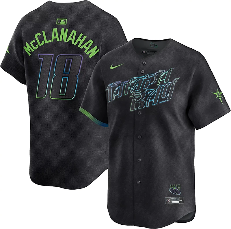 Nike Men's Tampa Bay Rays Shane McClanahan #62 Limited City Connect Jersey