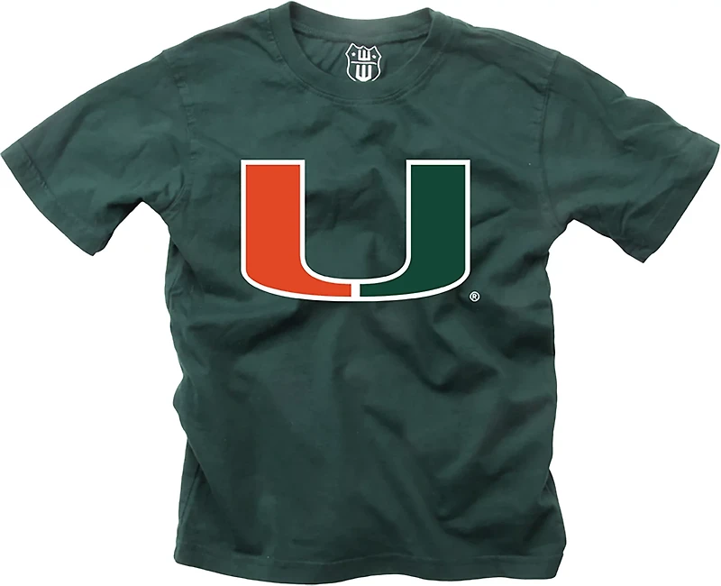 Wes and Willy Boys' University of Miami Logo T-shirt