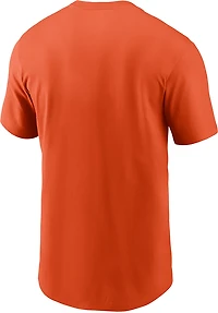 Nike Men's Clemson Football Logo Cotton Short Sleeve T-Shirt