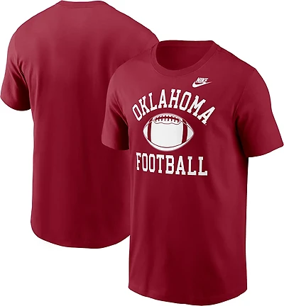 Jordan Men's Oklahoma Football Logo Cotton T-shirt