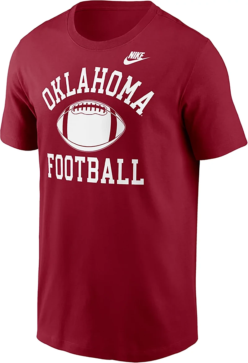 Jordan Men's Oklahoma Football Logo Cotton T-shirt