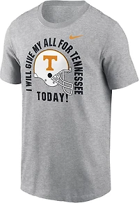 Nike Men's Tennessee Local Helmet Cotton T-shirt