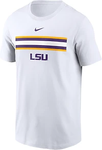 Nike Men's LSU Stripe Cotton T-shirt