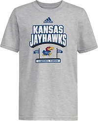 adidas Kids' University of Kansas Alumni Stake Our Claim Fresh T-shirt