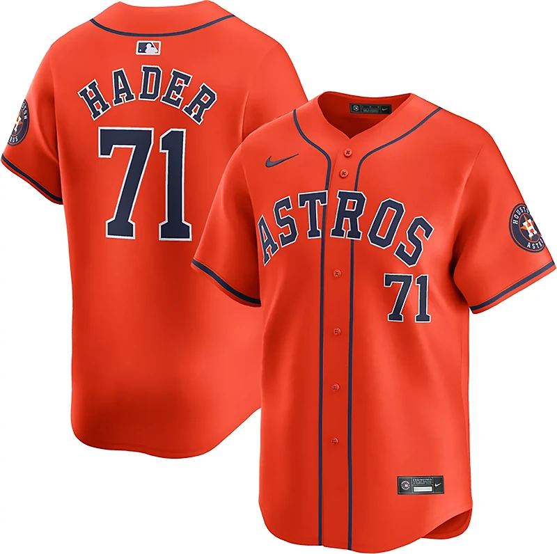 Nike Men's Astros Hader Alt Limited N&N Jersey