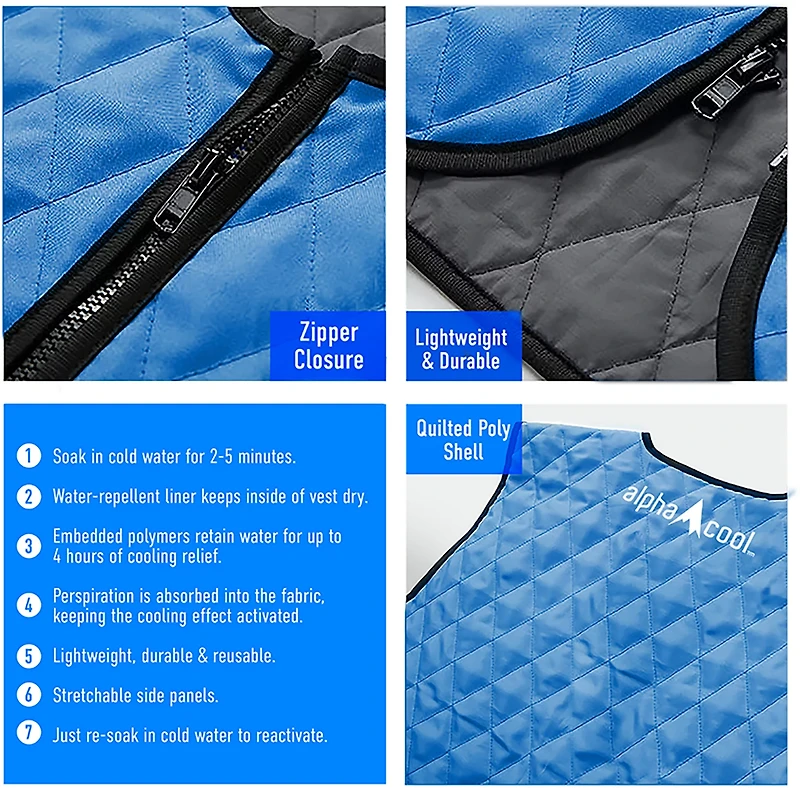 AlphaCool Evaporative Cooling Vest