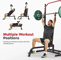 Sunny Health & Fitness Adjustable Multifunction Weight Bench