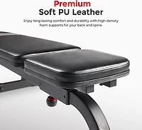 Sunny Health & Fitness Adjustable Multifunction Weight Bench