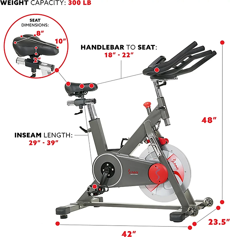 Sunny Health & Fitness Training Cycling Bike