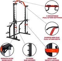 Sunny Health & Fitness Smith Machine Squat Rack Essential Series II