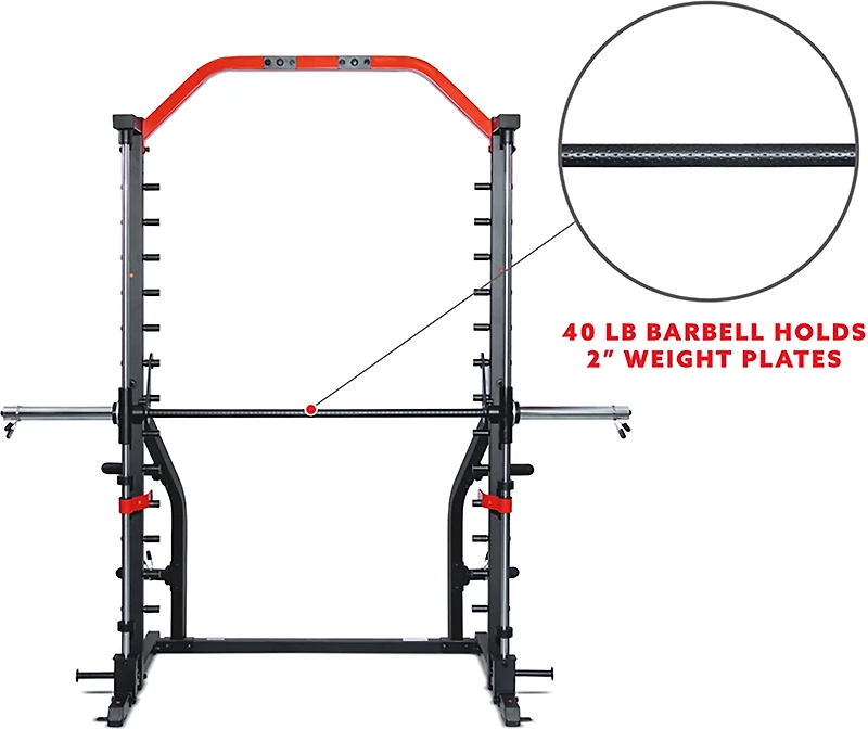 Sunny Health & Fitness Smith Machine Squat Rack Essential Series II