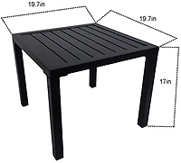 Mosaic Livingston Square Accent Table