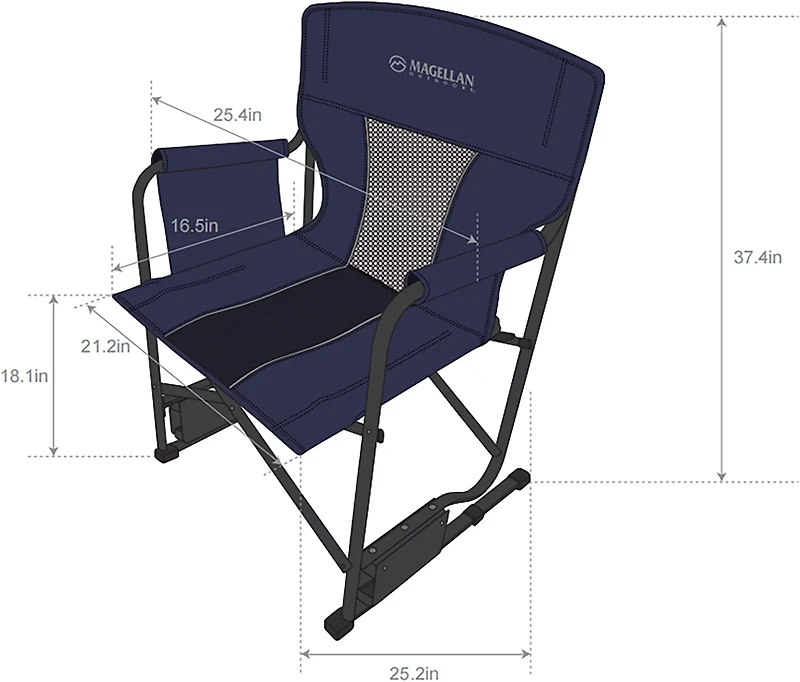 Magellan Outdoors Odyssey Rocker Chair