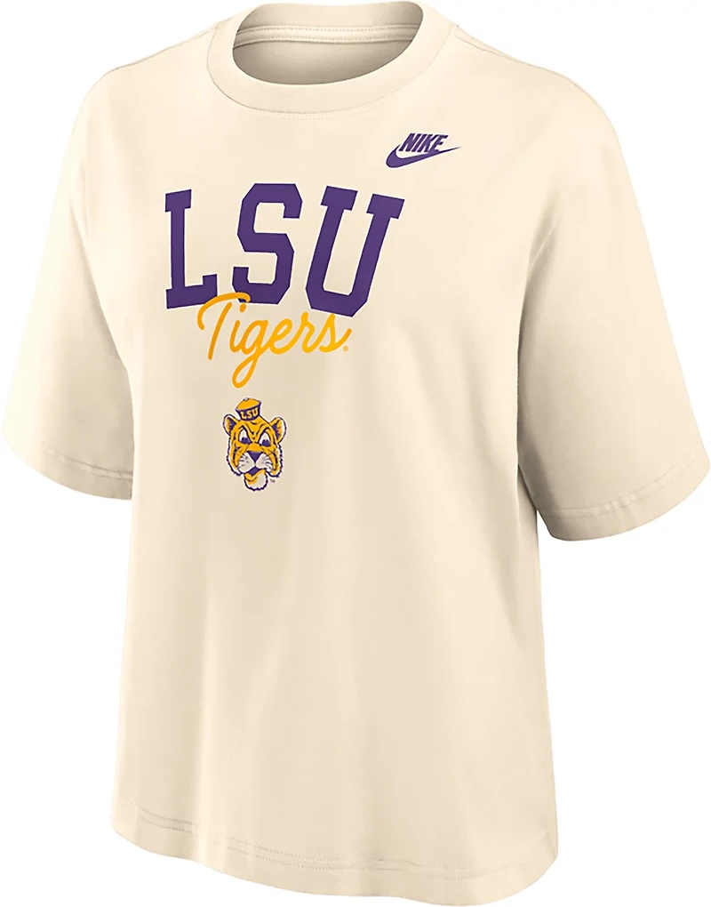 Nike Women's LSU Vault Logo Legacy Boxy T-shirt