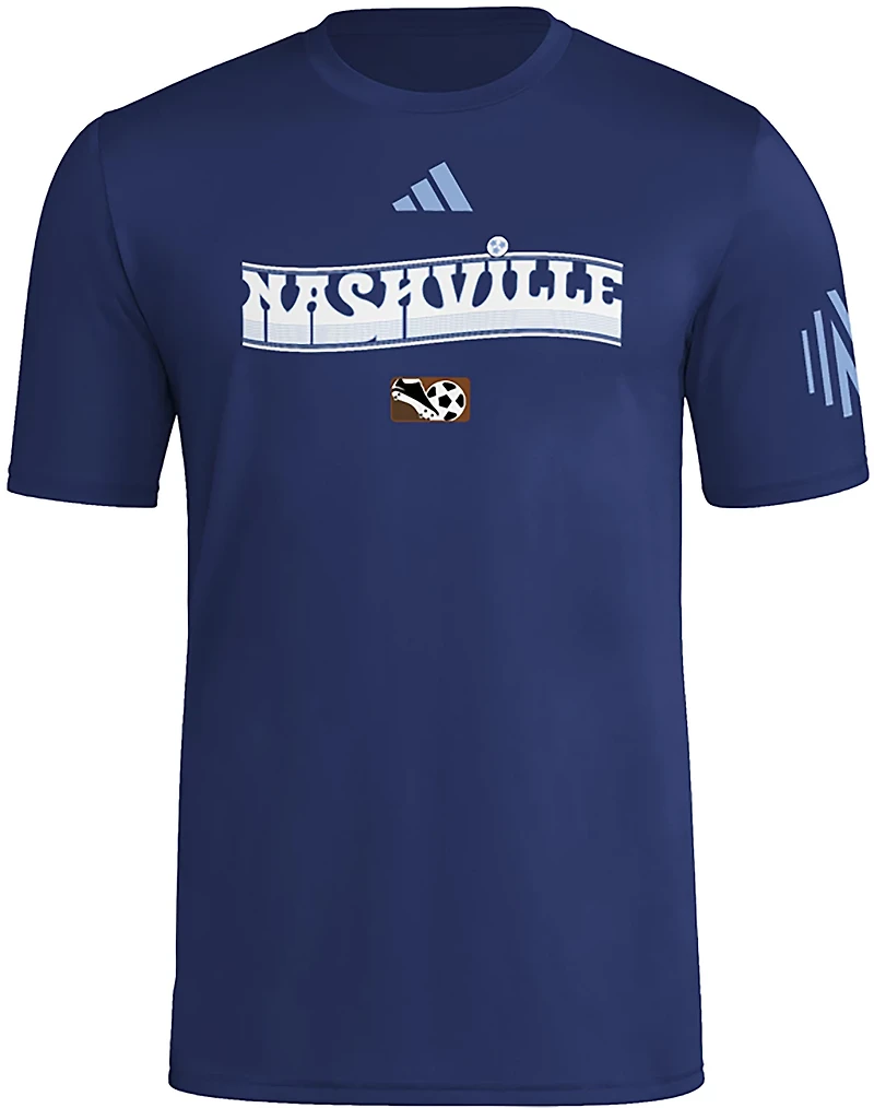 adidas Men's Nashville SC 3rd Jersey Pregame Hook T-shirt