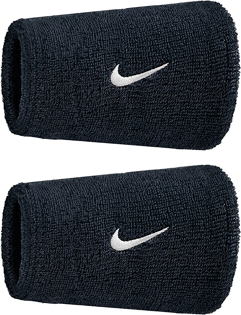 Nike Swoosh Classic Doublewide Wristbands 2-Pack
