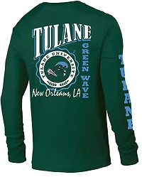 Champion Men's Tulane 3 Hits Stadium Long Sleeve T-shirt