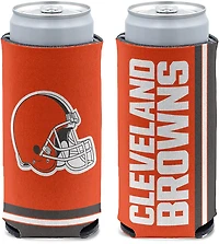 WinCraft Browns Logo Slim Can Cooler