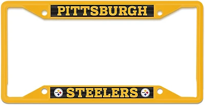 WinCraft Steelers Colored Metal License Frame