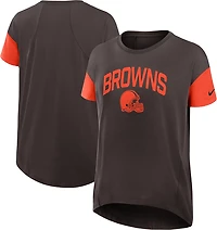 Nike Women's Cleveland Browns Flowy Fashion Graphic T-shirt
