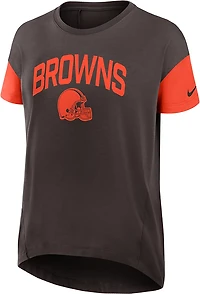 Nike Women's Cleveland Browns Flowy Fashion Graphic T-shirt