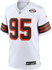 Nike Men's Cleveland Browns Myles Garrett #95 Alt 2 Game Jersey