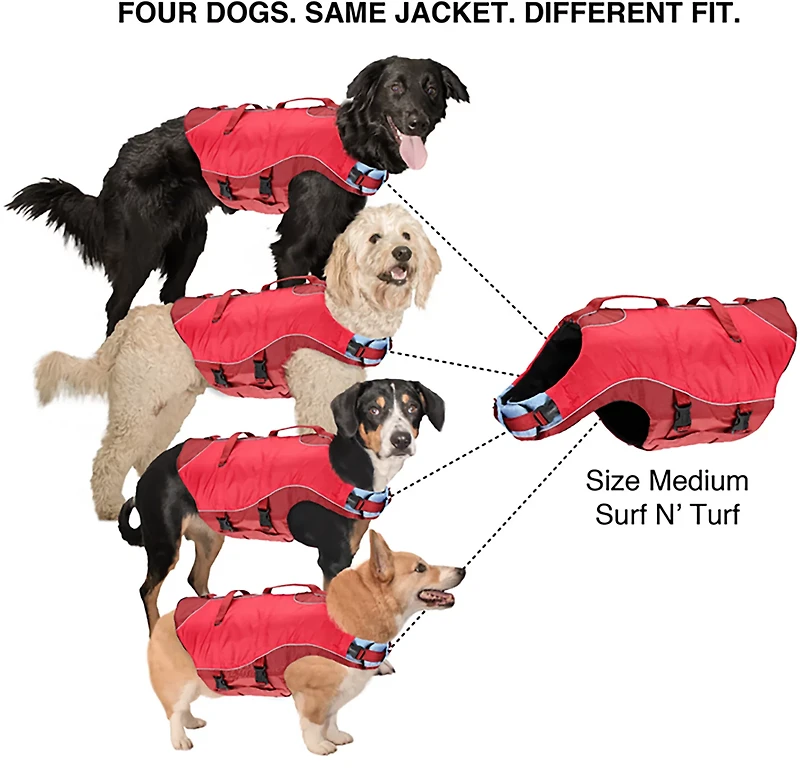 Kurgo Surf N Turf Dog Lifejacket