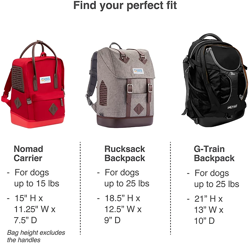 Kurgo G-Train Dog Carrier Backpack