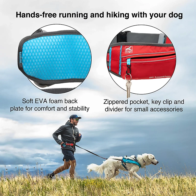 Kurgo On-Trail Running Dog Leash Belt