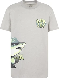Hurley Boys' Deep Sea Shark Wrap Short Sleeve Shirt