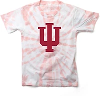Wes & Willy Girls' Indiana Logo Circle Tie Dye T-shirt