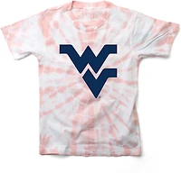Wes & Willy Girls' West Virginia Logo Circle Tie Dye T-shirt