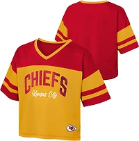 Outerstuff Women's Kansas City Chiefs The Play Maker Jersey T-shirt