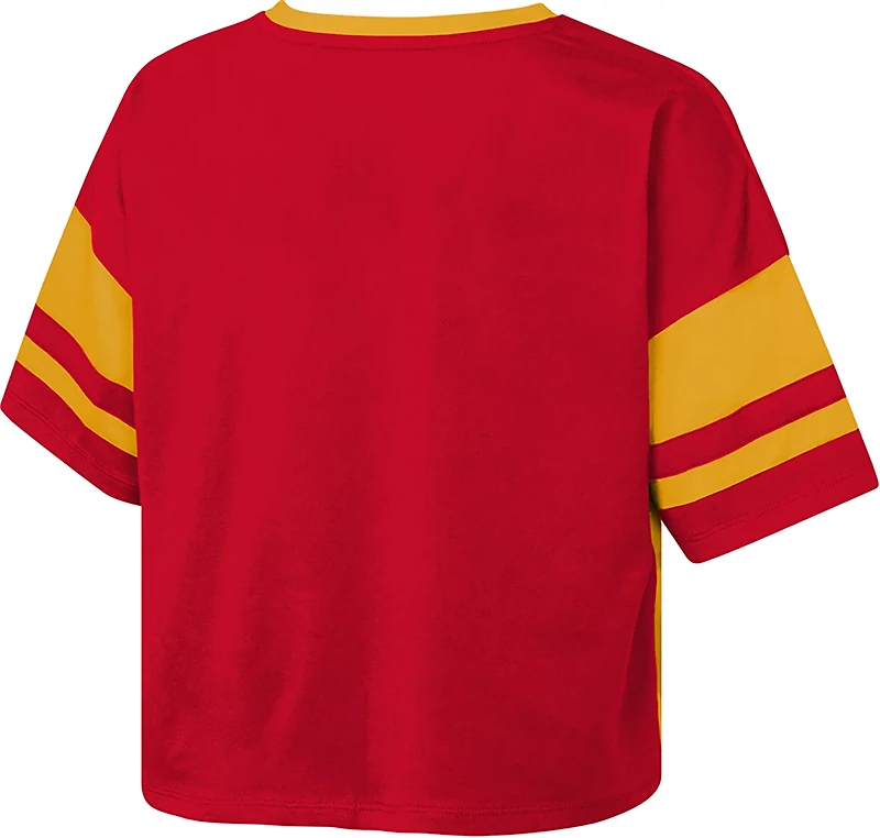 Outerstuff Women's Kansas City Chiefs The Play Maker Jersey T-shirt