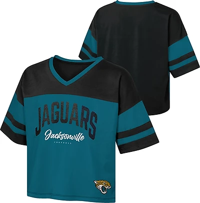 Outerstuff Women's Jacksonville Jaguars The Play Maker Jersey T-shirt