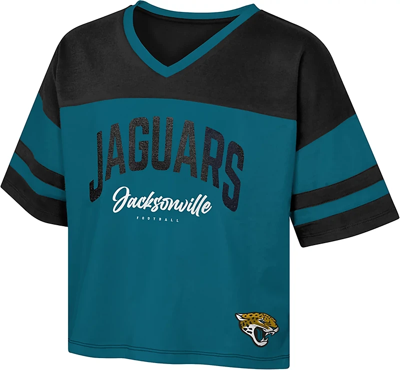 Outerstuff Women's Jacksonville Jaguars The Play Maker Jersey T-shirt