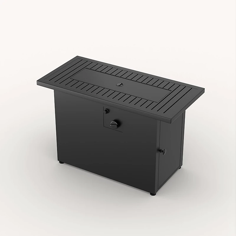 Mosaic Livingston Rectangular Gas Firepit Table