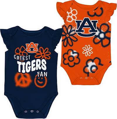 Outerstuff Infants' Auburn Little Sunshine 2-Piece Creeper Set