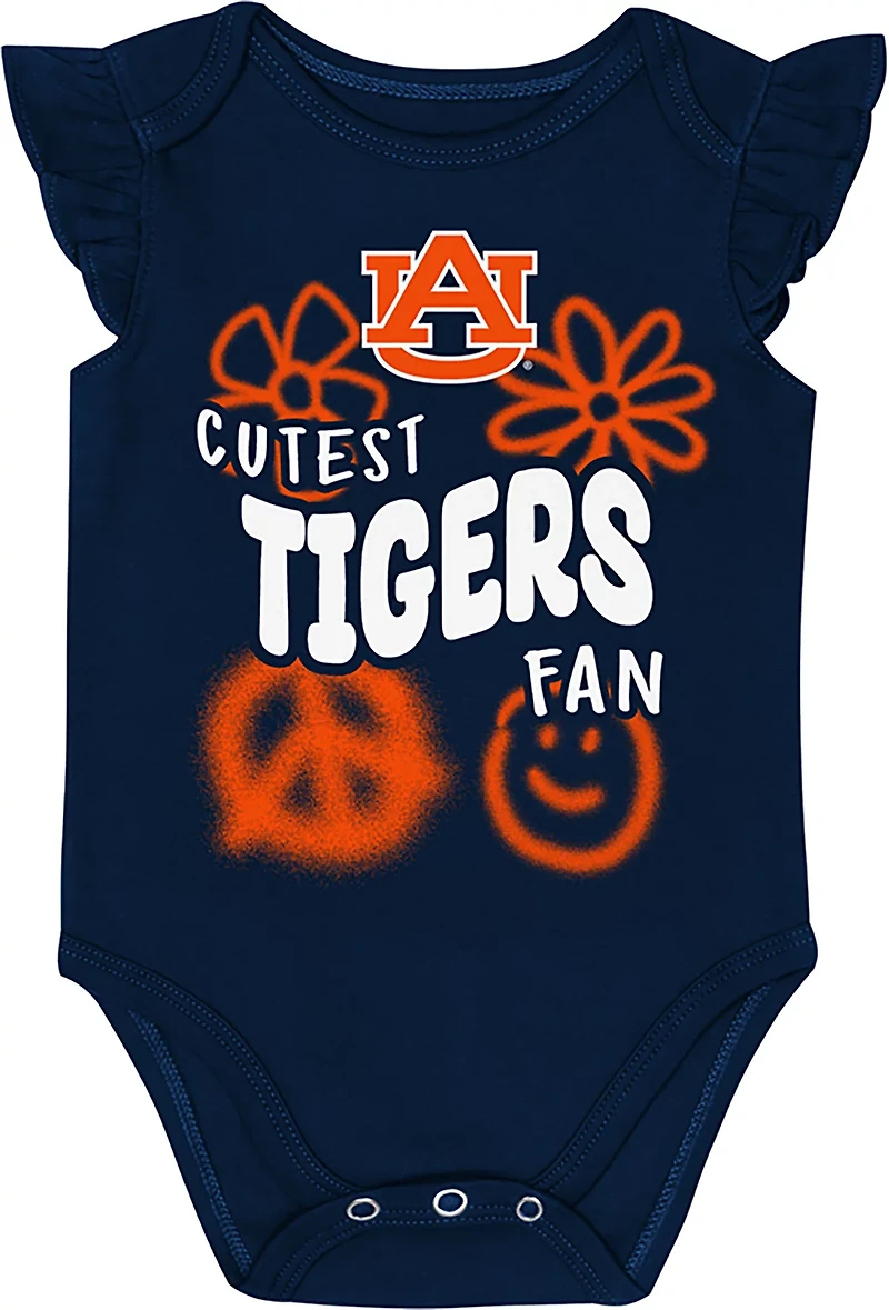 Outerstuff Infants' Auburn Little Sunshine 2-Piece Creeper Set