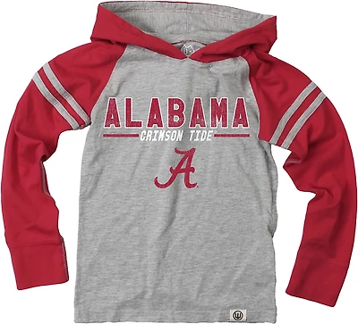 Wes & Willy Boys' University of Alabama Raglan Lightweight Hoodie